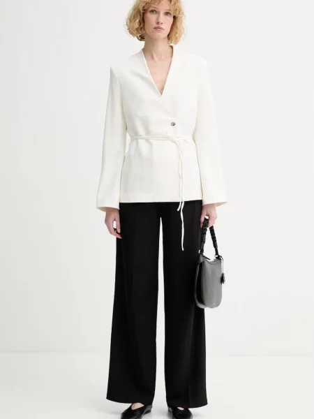 Calvin Klein Suknjič Kremna bež