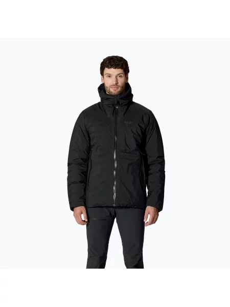 Мъжко пухено яке Rab Microlight Shield black черно