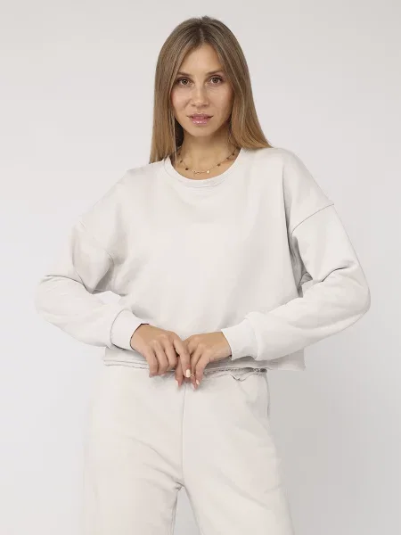 Світшот YUKI світло-сірий сірий