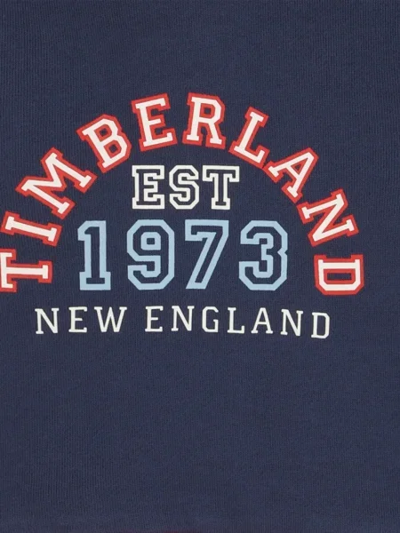 Dětska mikina s kapucí Timberland modrá