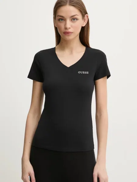 Тениска Guess NEW CARRIE черно