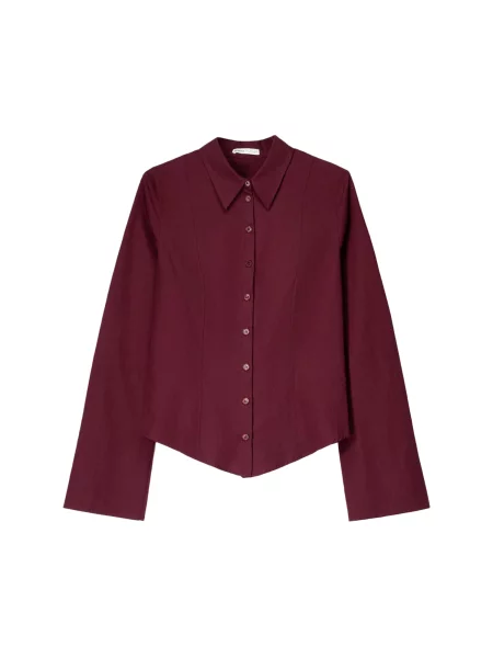 Bershka Bluză bordeaux roșu