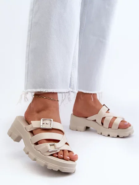 Copati Zaxy z nizko peto bež