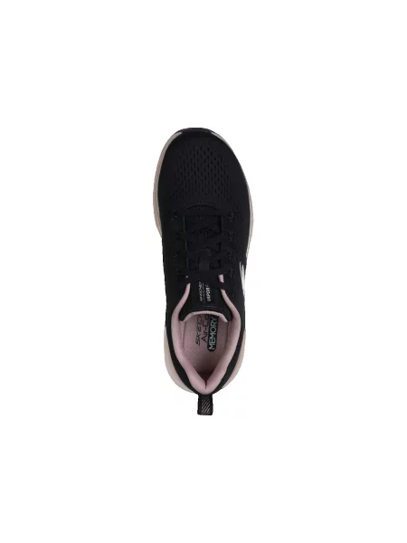 Rövid félcipő Skechers fekete