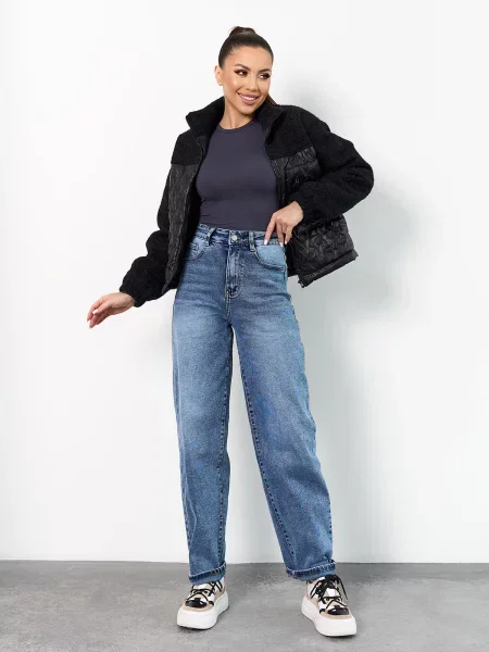 Широкі джинси ISSA Plus блакитний