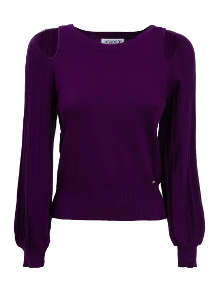 Influencer Pulover mov închis