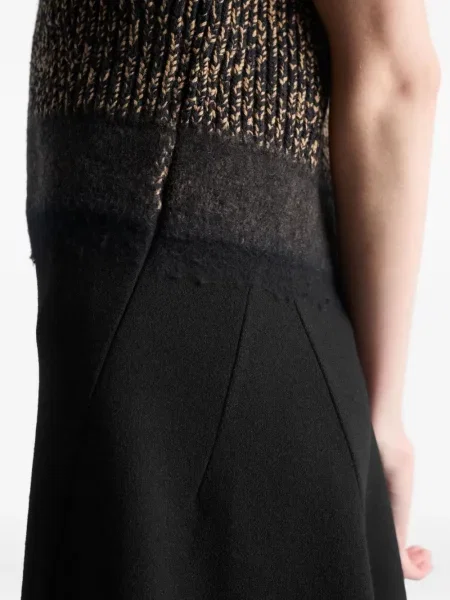 Rochie Prada tricotate de costum negru