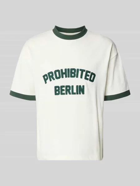 T-shirt z wyhaftowanym logo model Rush' Prohibited