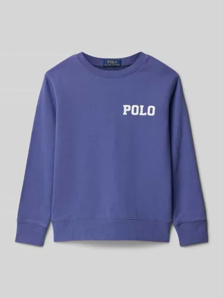 Bluza z wyhaftowanym logo Polo Ralph Lauren Teens niebieska