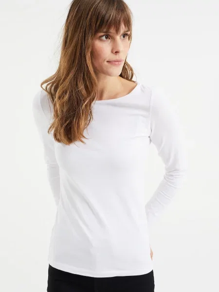 WE Fashion Tricou alb