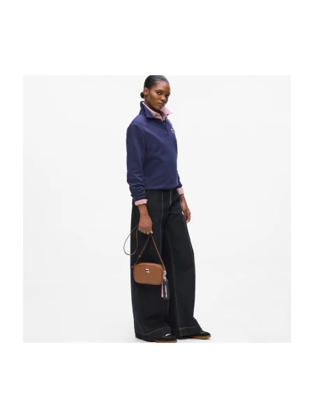 Geanta crossbody Karl Lagerfeld maro