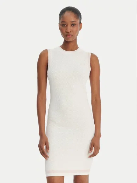 Guess Трикотажна сукня білий