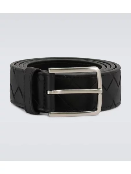 Curea Bottega Veneta din piele negru