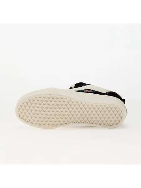 Květinové tenisky Vans černé