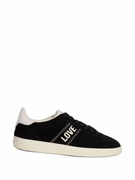 Sneakerși Love Moschino cu imagine negru