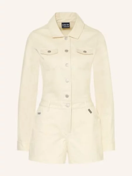 Red Bull Racing X Pepe Jeans Kombinezon Dżinsowy beige beżowy