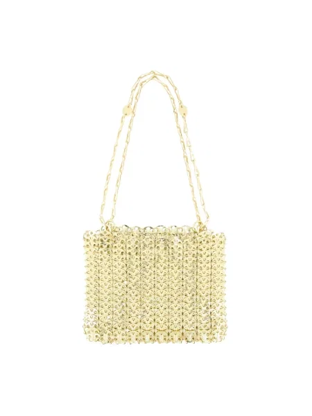 Lekka torebka Paco Rabanne żółta