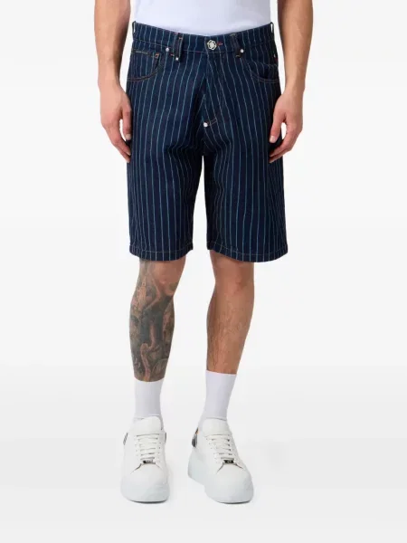 Džínové šortky Philipp Plein modré