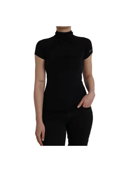 Koszulka Costume National z krótkim rękawem czarna