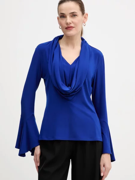 Joseph Ribkoff bluză uni albastru