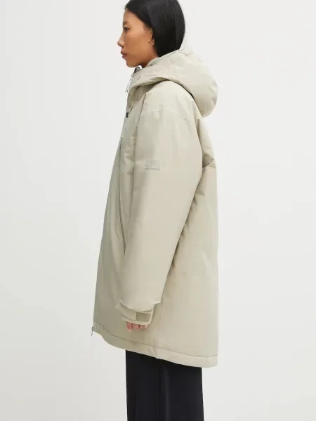 Maison Margiela geacă de puf x Salomon bej