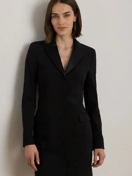Šaty Lauren Ralph Lauren mini přiléhavé černá