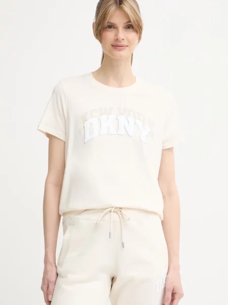 DKNY póló felső női bézs