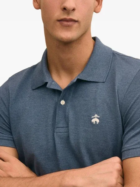 Polo Brooks Brothers cu broderie albastru