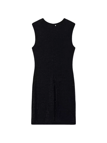 Rochie mini Armani Exchange fără mâneci negru