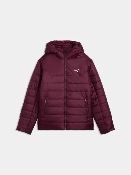 Демісезонна куртка PUMA Ess Hooded Padded Jacket комбінований верх червоний