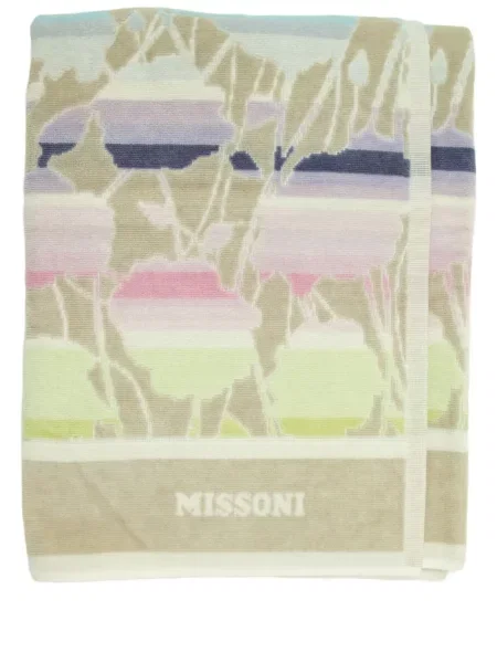 Halat Missoni Home cu model floral verde