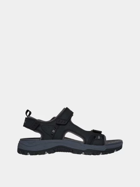 Кожаные сандалии Skechers черные