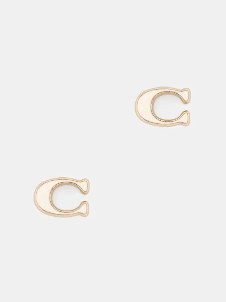 Uhani Coach Zlata bela