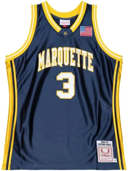 Cămașă Mitchell & Ness din jerseu albastru