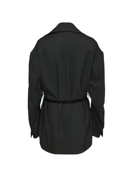 Cu centură sacou Yohji Yamamoto gri