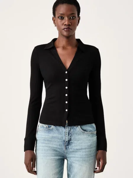 Guess cardigan pentru femei BRIDGETTE negru
