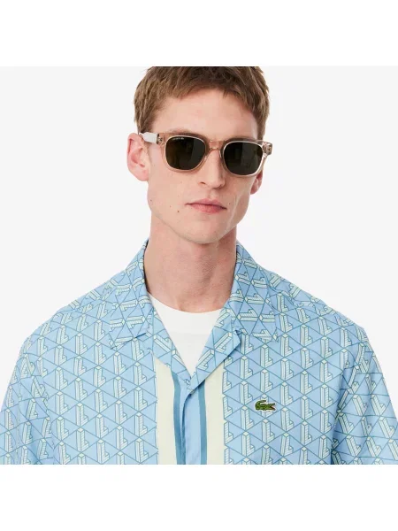 Рубашка Lacoste голубая
