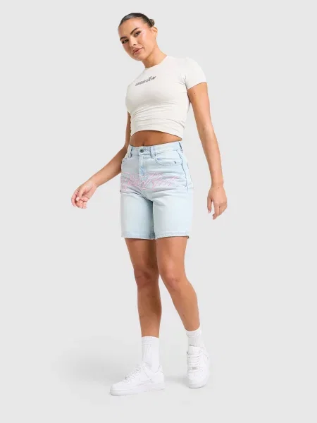 Hoodrich Szorty Denim Jorts Solace niebieskie