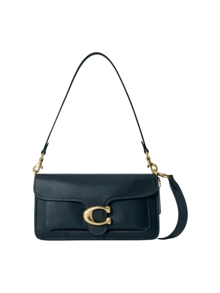 Coach torebka crossbody skórzana Tabby 26 in Soft Grain Leather czarna