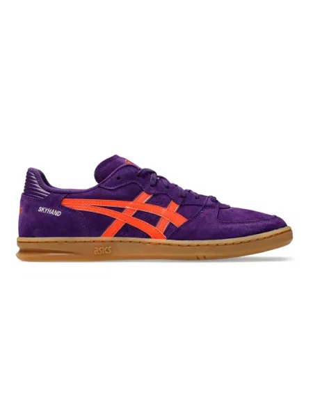 Sneakersy Asics skórzane fioletowe