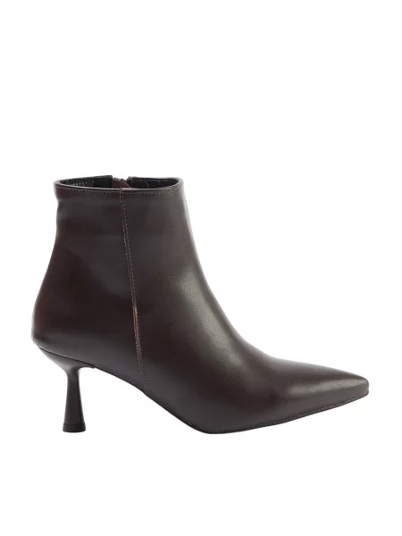 Trendyol Botine închis maro