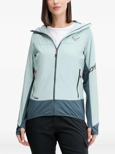 Geacă Dynafit cu glugă albastru