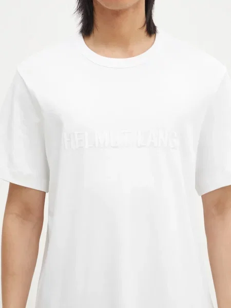 Helmut Lang póló Logo Ov Tee.Hvy Ever fehér