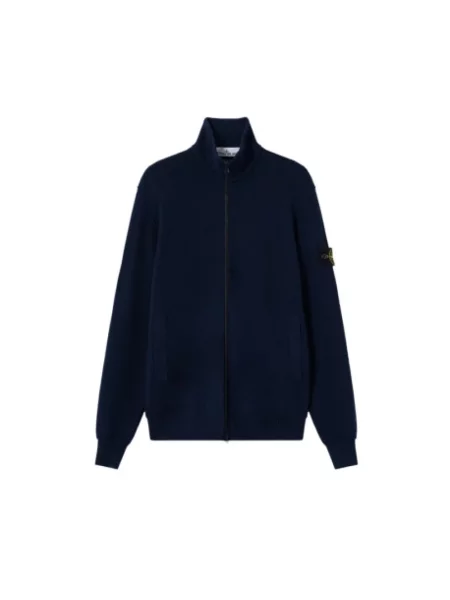 Kardigan Stone Island z kamieniami niebieski