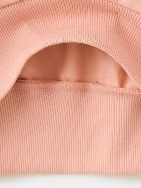 Bluza z bawełny z nadrukiem tekstowym Dzieci lata MANGO KIDS różowy
