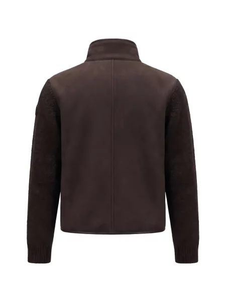 Geacă bomber Moncler maro