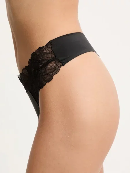Calvin Klein Underwear tangá dámske čierna