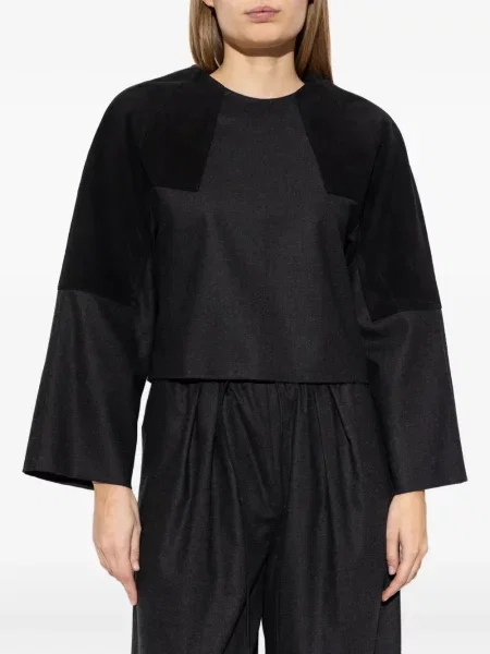 Bluză Max Mara de lână gri