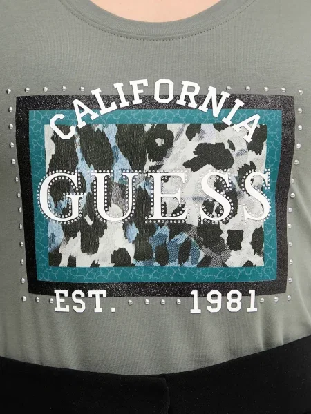 Футболка Guess зеленая