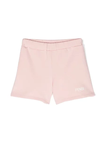 Dětské kraťasy Fendi růžové